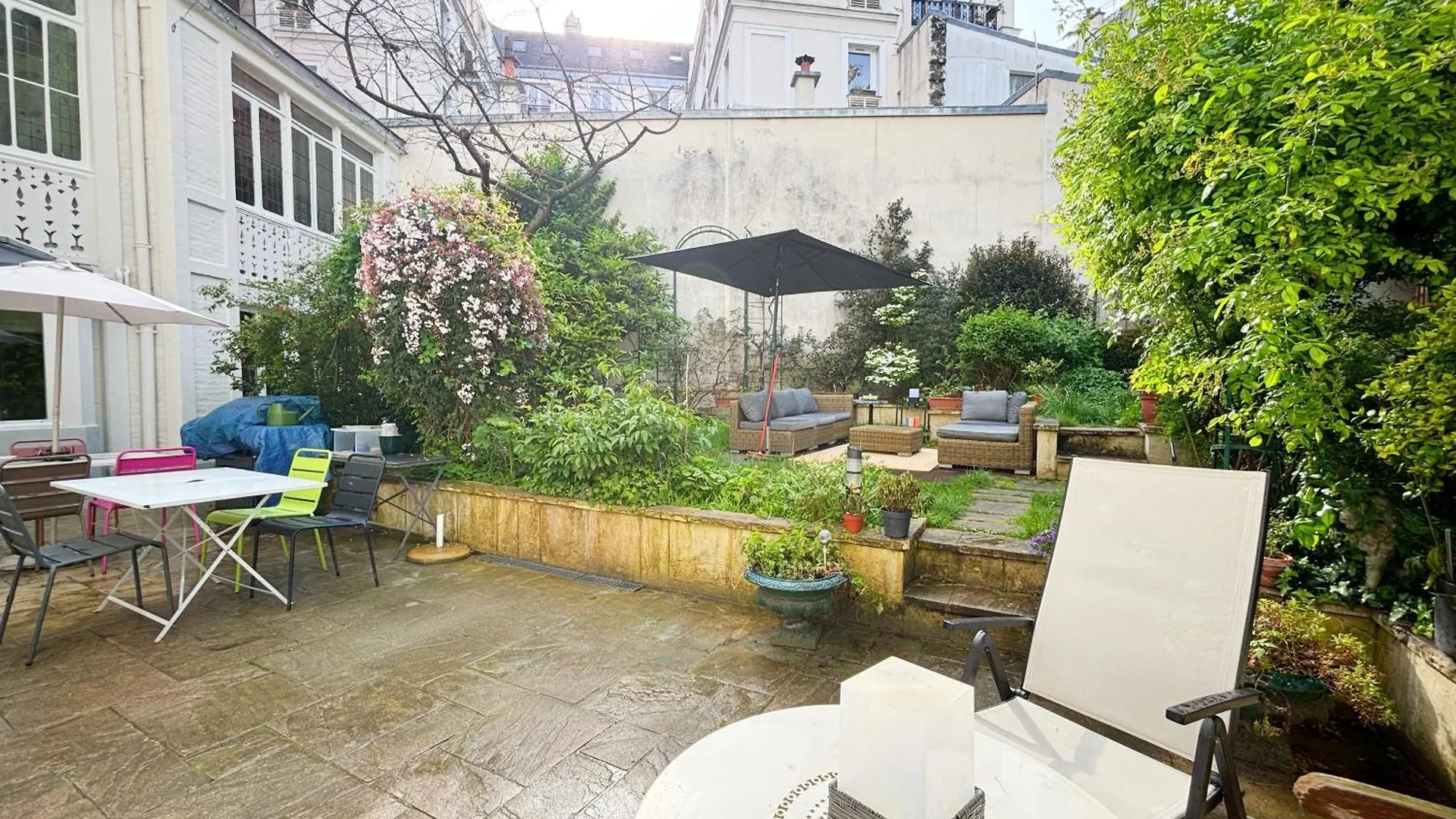 Grand Appartement Avec Jardin Privatif A Paris 0*,