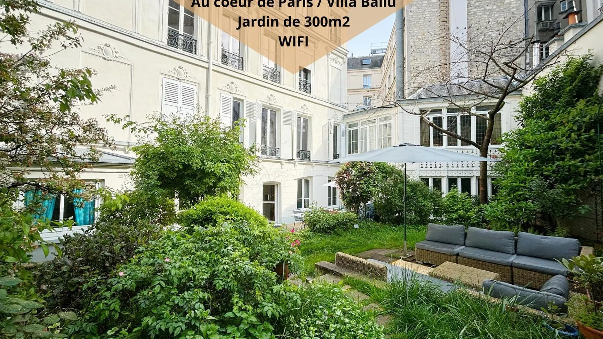 Grand Appartement Avec Jardin Privatif A Paris